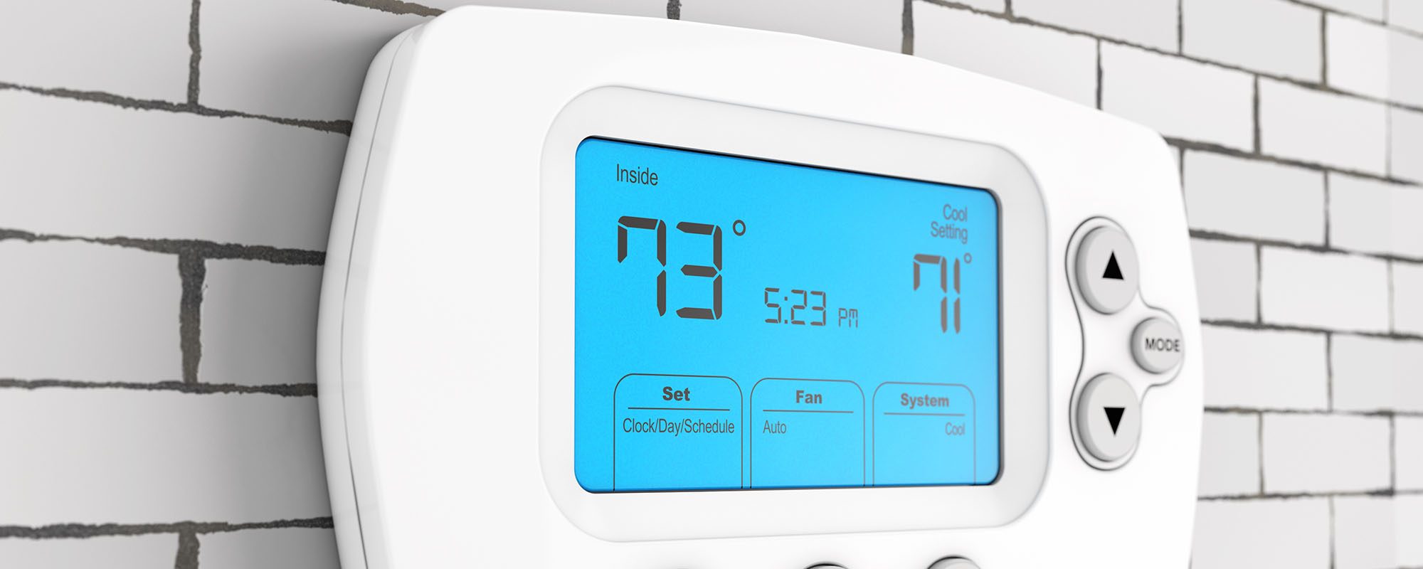 A smart thermostat representing the HVAC maintenance services of John J. Cahill Inc. in Evanston, IL