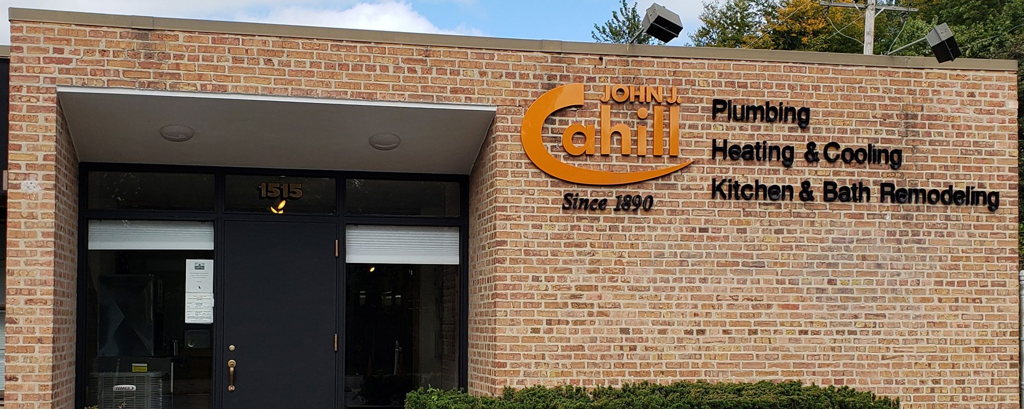 John J. Cahill Inc. Banner